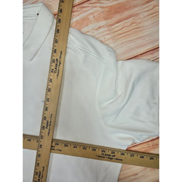 Tommy Bahama White Polo Shirt 2XL Mens 100% Pima Cotton - Picture 7 of 7